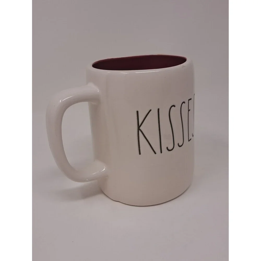 Rae Dunn Mug Artisan Collection Hugs Kissses Coffee Cup Drinkware Gift HQ